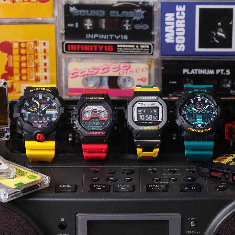 Casio G-Shock Digital Red Resin Strap Men Watch DW-5900MT-1A4DR