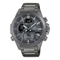 Casio Edifice Chronograph Gray Dial Stainless Steel Strap Men Watch ECB-30DC-1BDF