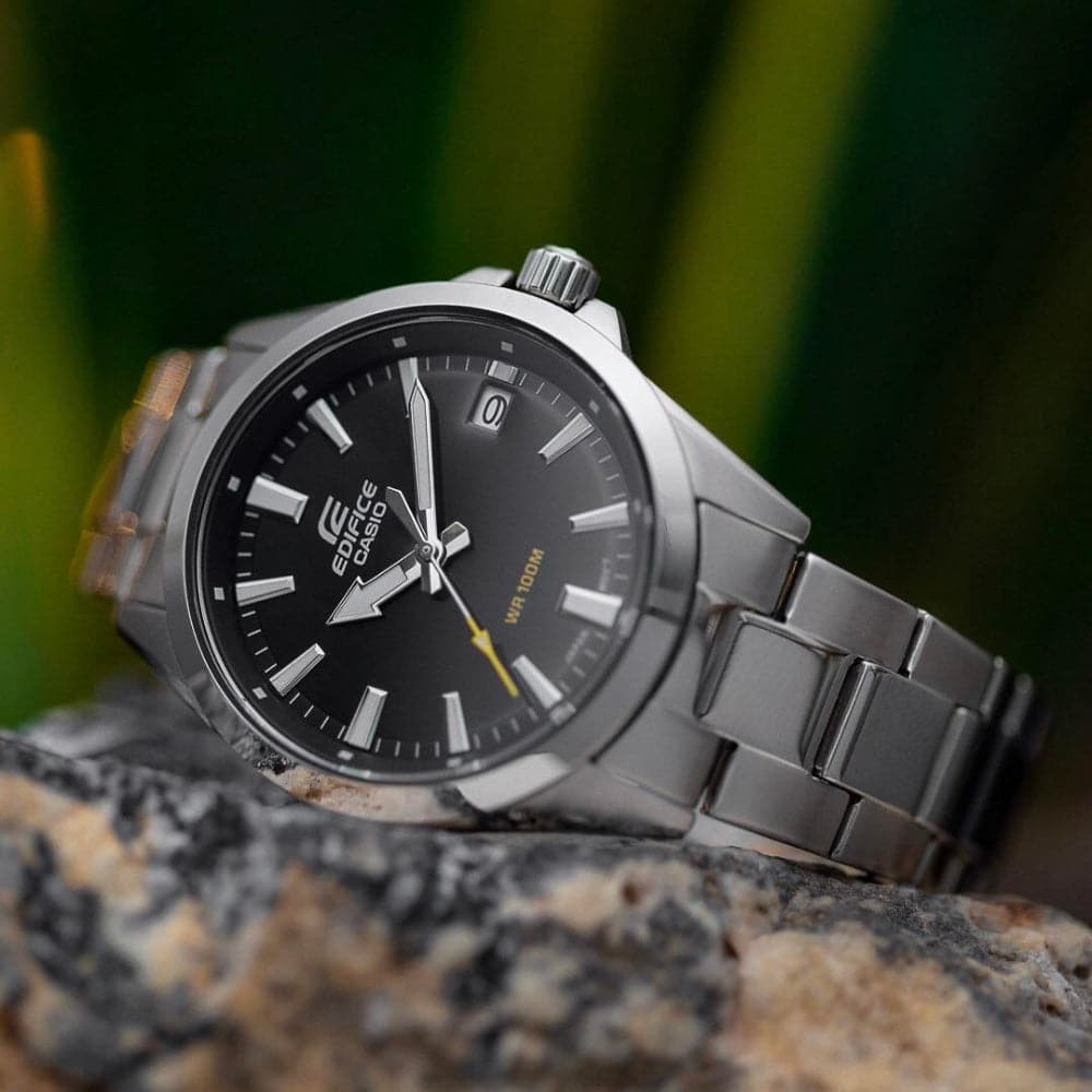 Casio Edifice Silver Stainless Steel Strap Men's Watch EFV-100D-1AVUDF-P