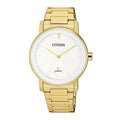 CITIZEN EQ9062-58A WHITE DIAL GOLD STAINLESS STEEL BRACELET STRAP WOMEN'S WATCH