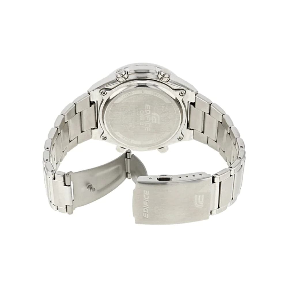 Casio Edifice Black Dial Silver Stainless Steel Strap Men Watch ERA-110D-1AVDF