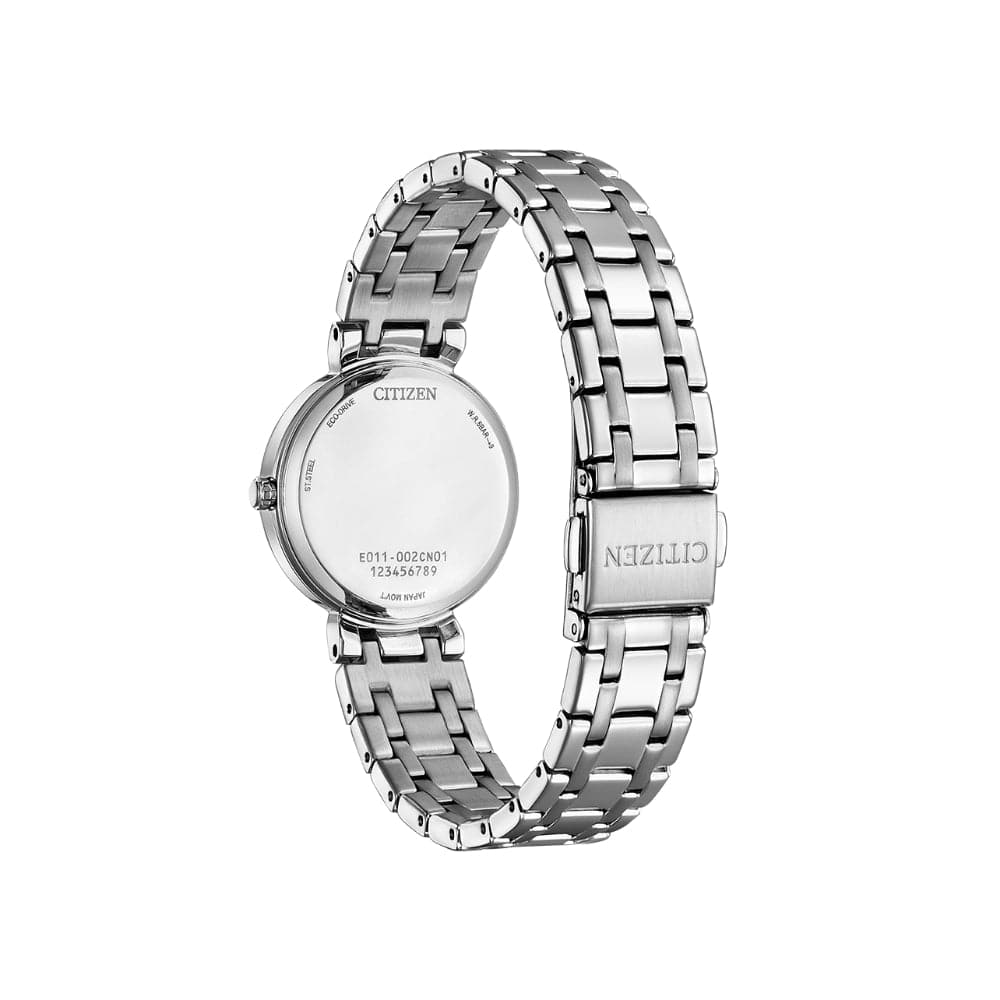 Citizen Eco-Drive Multicolor Silver Stainless Steel Strap Women Watch EW2690-81Y