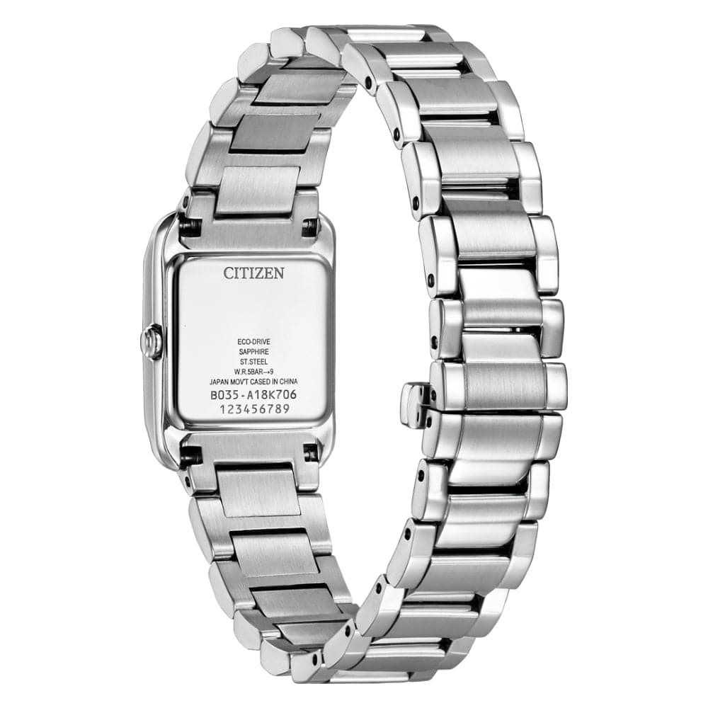 Citizen Eco-Drive Silver Stainless Steel Strap Women Watch EW5600-87D