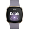 Fitbit Versa 3 Soft Gold/Thistle Silicone Strap Unisex Smartwatch FB511GLGY