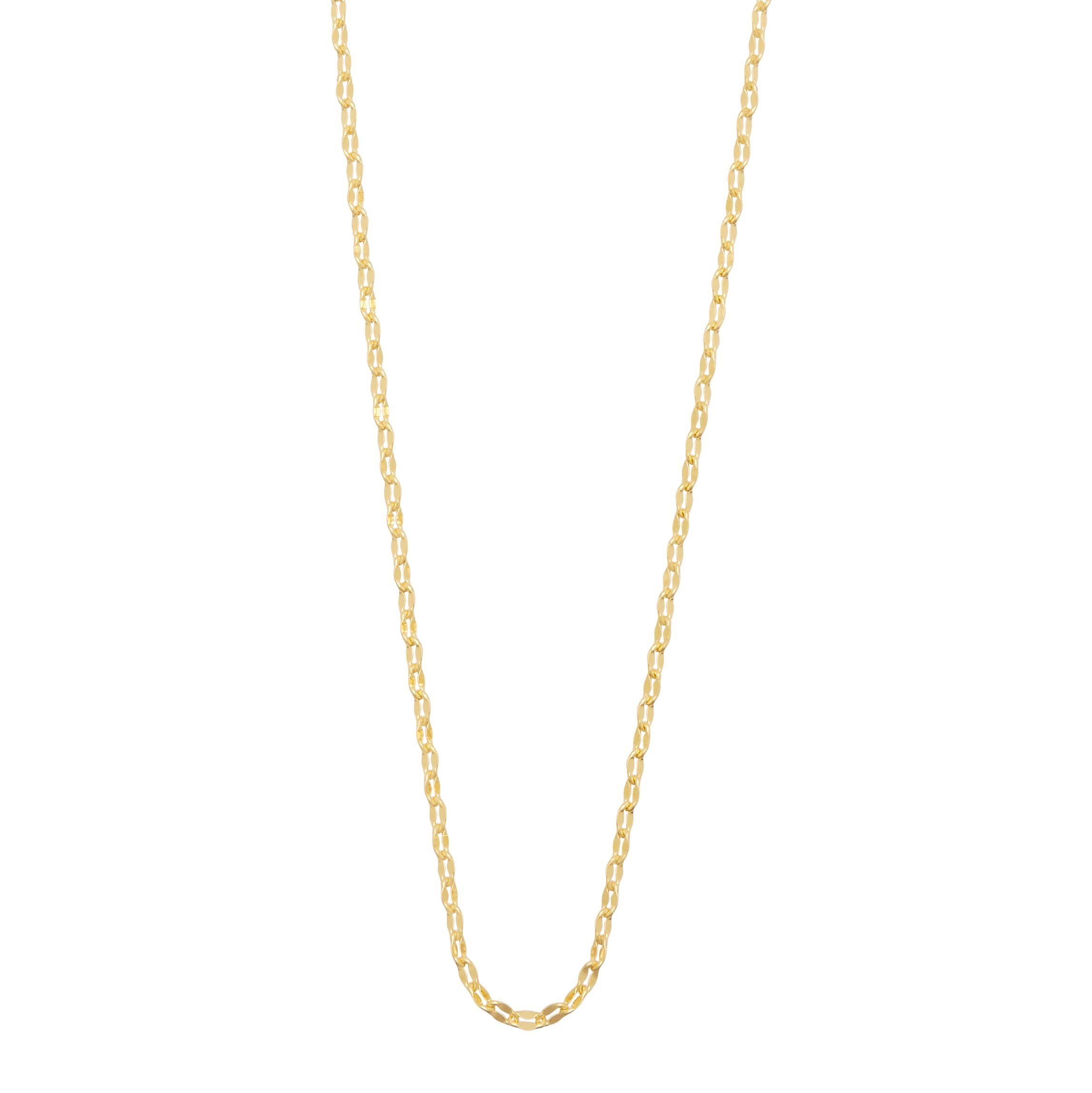45cm Cable Chain in 9kt Yellow Bonded Gold
