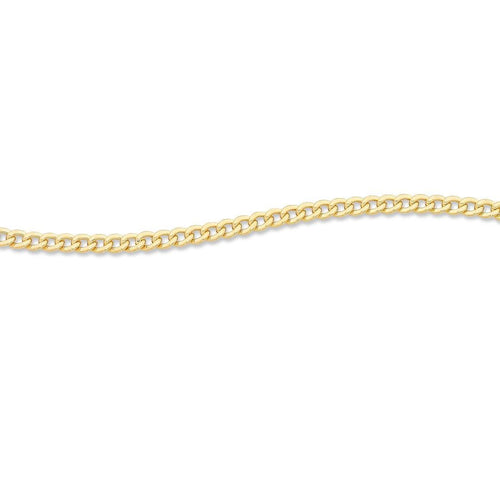 55cm Curb Chain in 9kt Yellow Bonded Gold