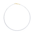 45cm Omega Chain in 9kt Yellow and White Bonded Gold