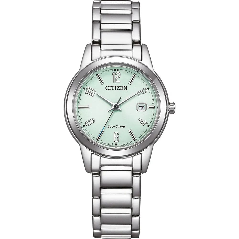 Citizen Eco-Drive Silver Stainless Steel Strap Women Watch FE1241-71X