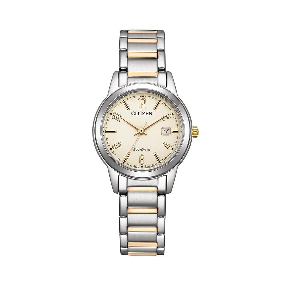 Citizen Eco-Drive Two-Tone Stainless Steel Strap Women Watch FE1244-72A