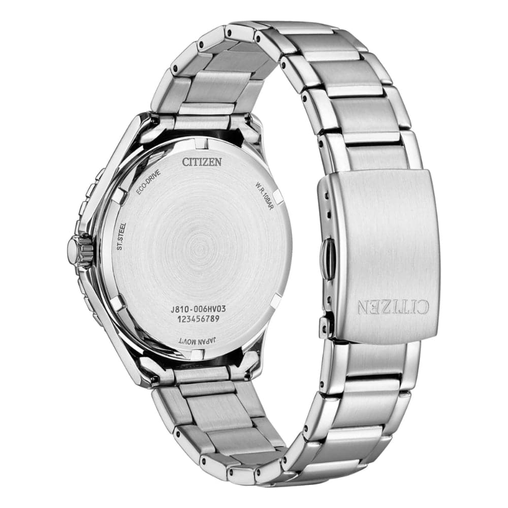 Citizen Eco-Drive Pink Dial Silver Stainless Steel Strap Women Watch FE6170-88X