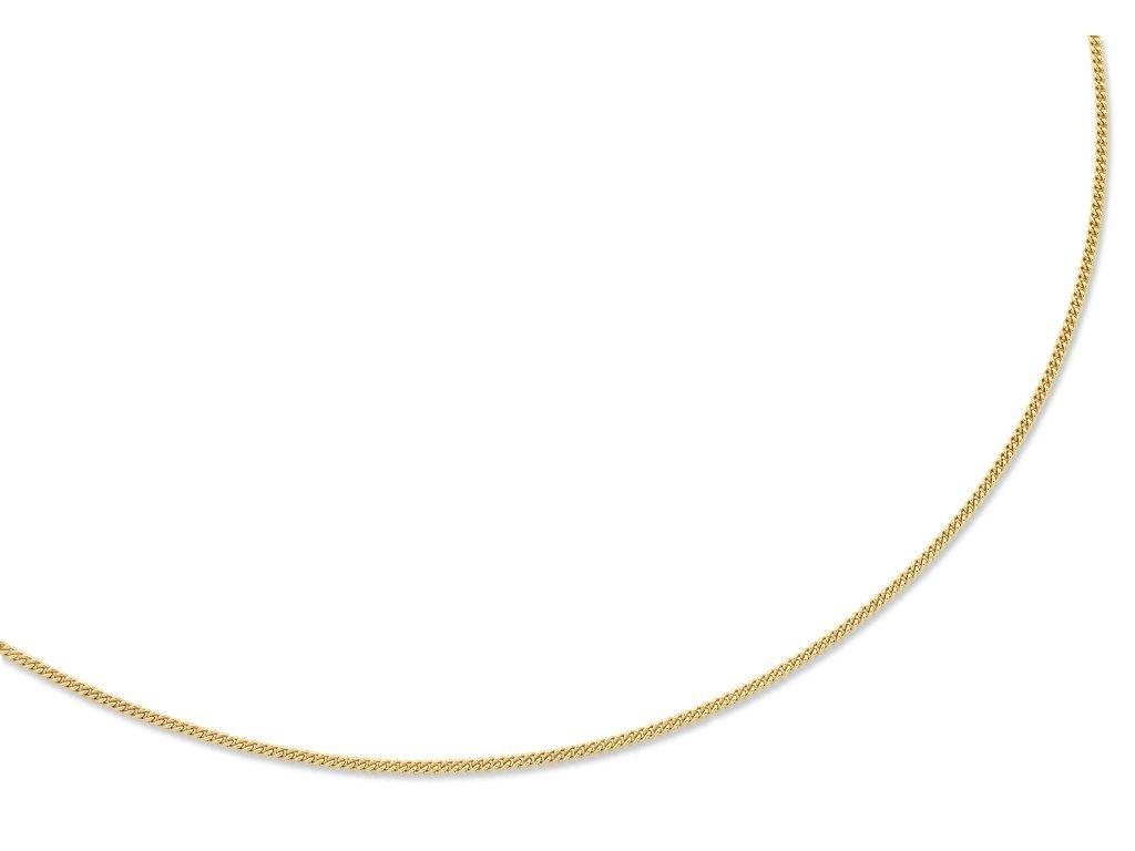 50cm Curb Chain in 9kt Yellow Bonded Gold