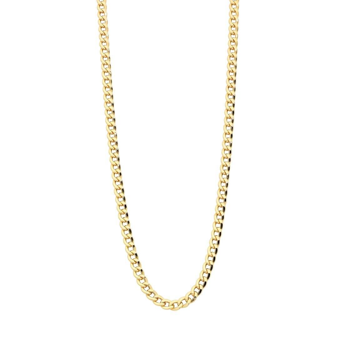 50cm Curb Chain in 9kt Yellow Bonded Gold