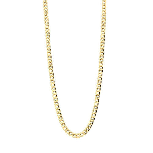 50cm Curb Chain in 9kt Yellow Bonded Gold