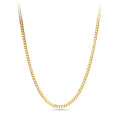75cm Flat Curb Chain in 9kt Yellow Bonded Gold