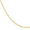 9kt Yellow Gold Silver Infused Necklace