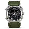 Infantry Analogue-Digital Green Silicone Strap Men Watch FS-011-S-GR