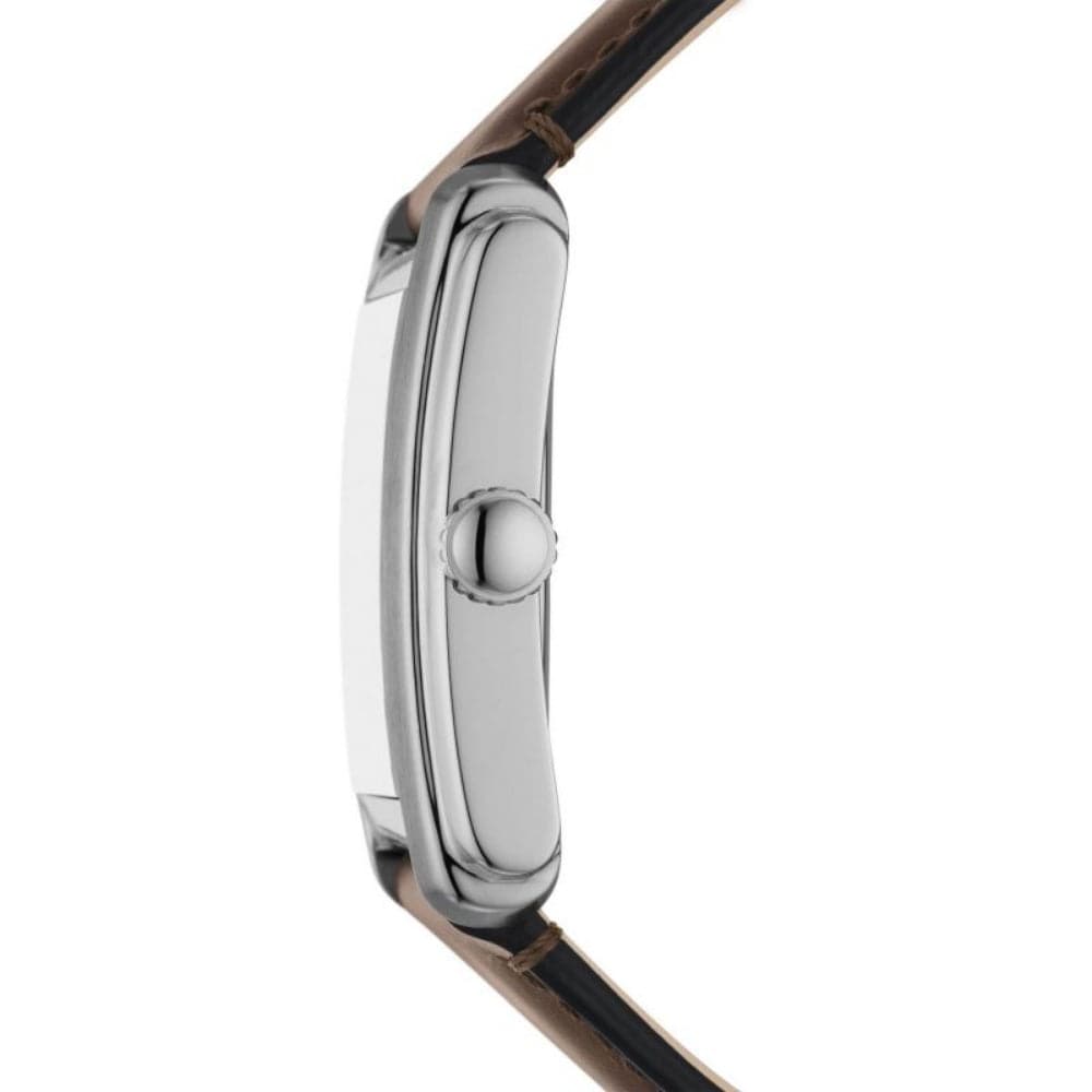 Fossil Carraway Brown Leather Strap Men Watch FS6012
