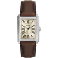 Fossil Carraway Brown Leather Strap Men Watch FS6012