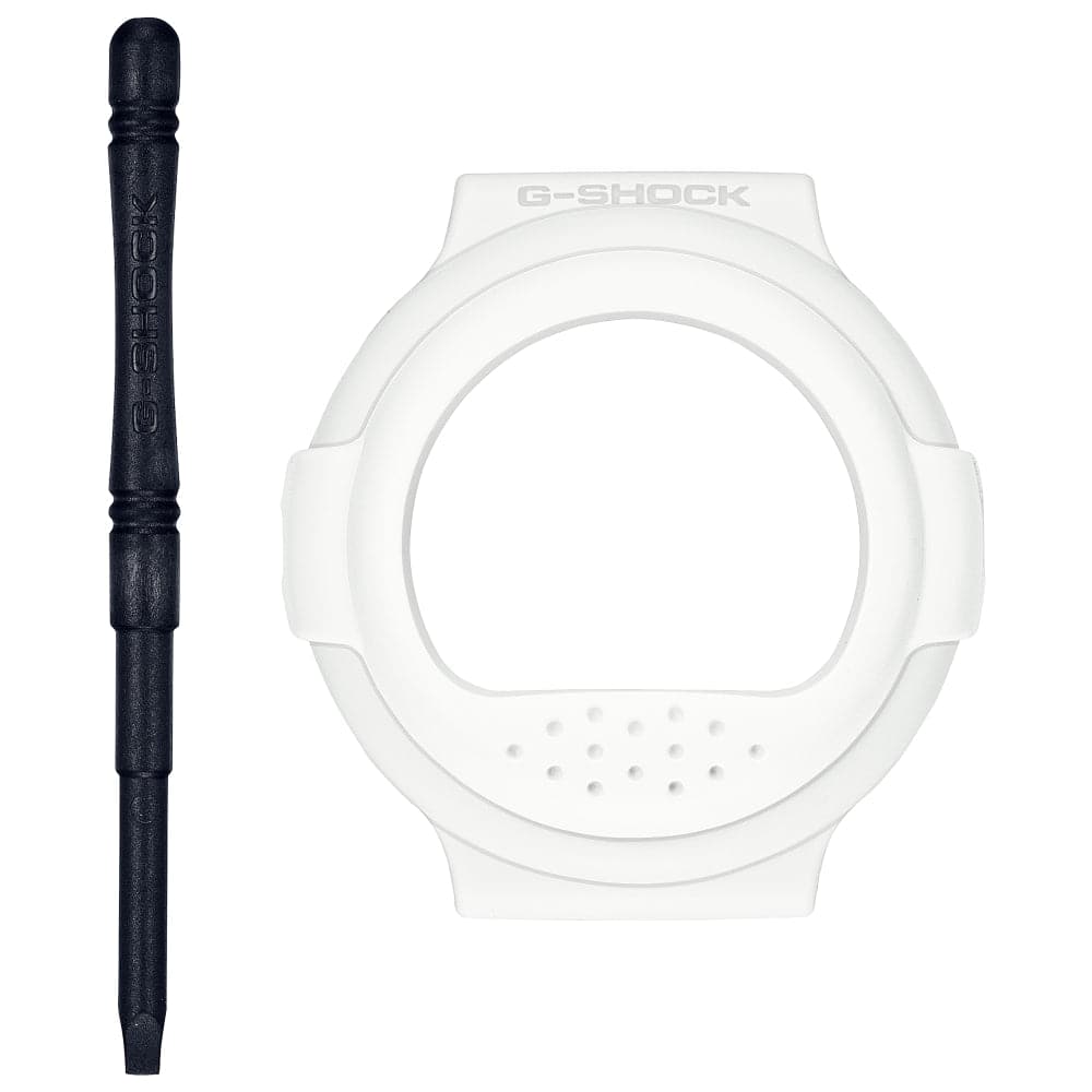 Casio G-Shock Digital White Resin Strap Unisex Watch G-B001SF-7DR