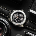 AG Collective The Ma Chao San Guo Series Black Leather Strap Men Watch G 8040 SAN-DEA