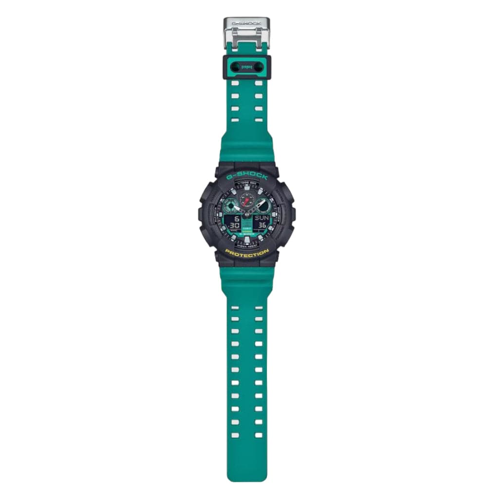 Casio G-Shock Digital-Analogue Resin Strap Men Watch GA-100MT-1A3DR