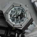 Casio Mod G-Shock Camo Antimony Grey Resin Strap Men Watch GA-2100CA-8ADR-M1