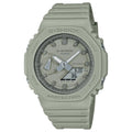 Casio G-Shock Analogue-Digital Green Resin Strap Men Watch GA-2100NC-3ADR-P