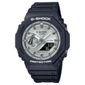 Casio G-Shock Silver Dial Black Resin Strap Men Watch GA-2100SB-1ADR