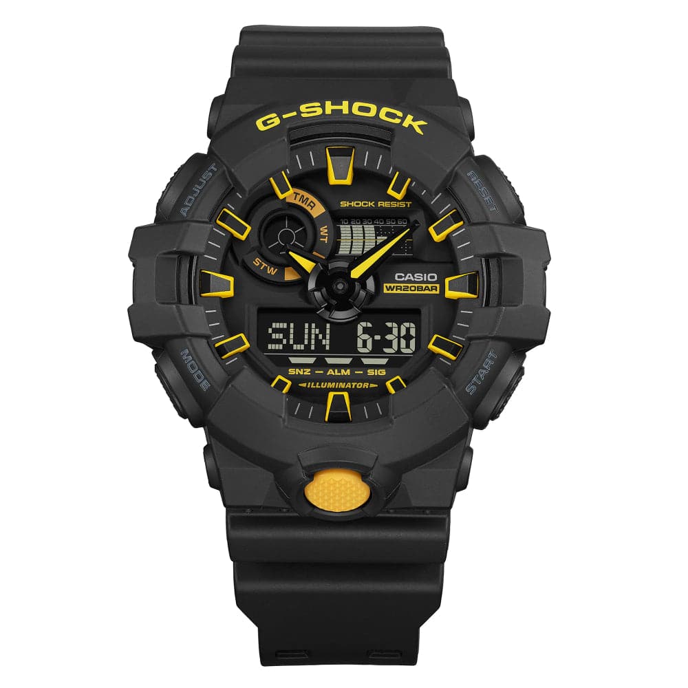 Casio G-Shock Digital-Analogue Black Resin Strap Men Watch GA-700CY-1ADR