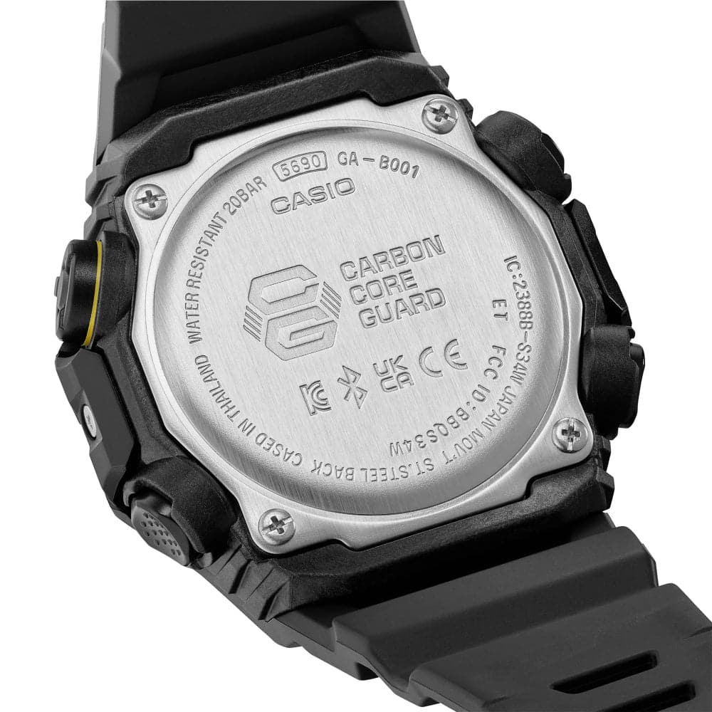 Casio G-Shock Black Dial Resin Strap Men Watch GA-B001CY-1ADR