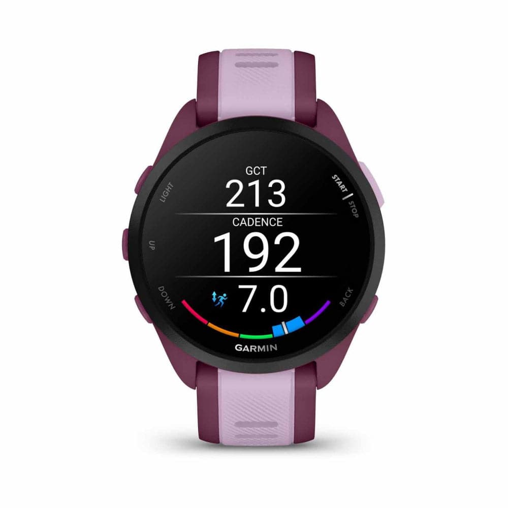 Garmin Forerunner Digital Berry/Lilac Silicone Strap Unisex Smartwatch GM-010-02863-B3