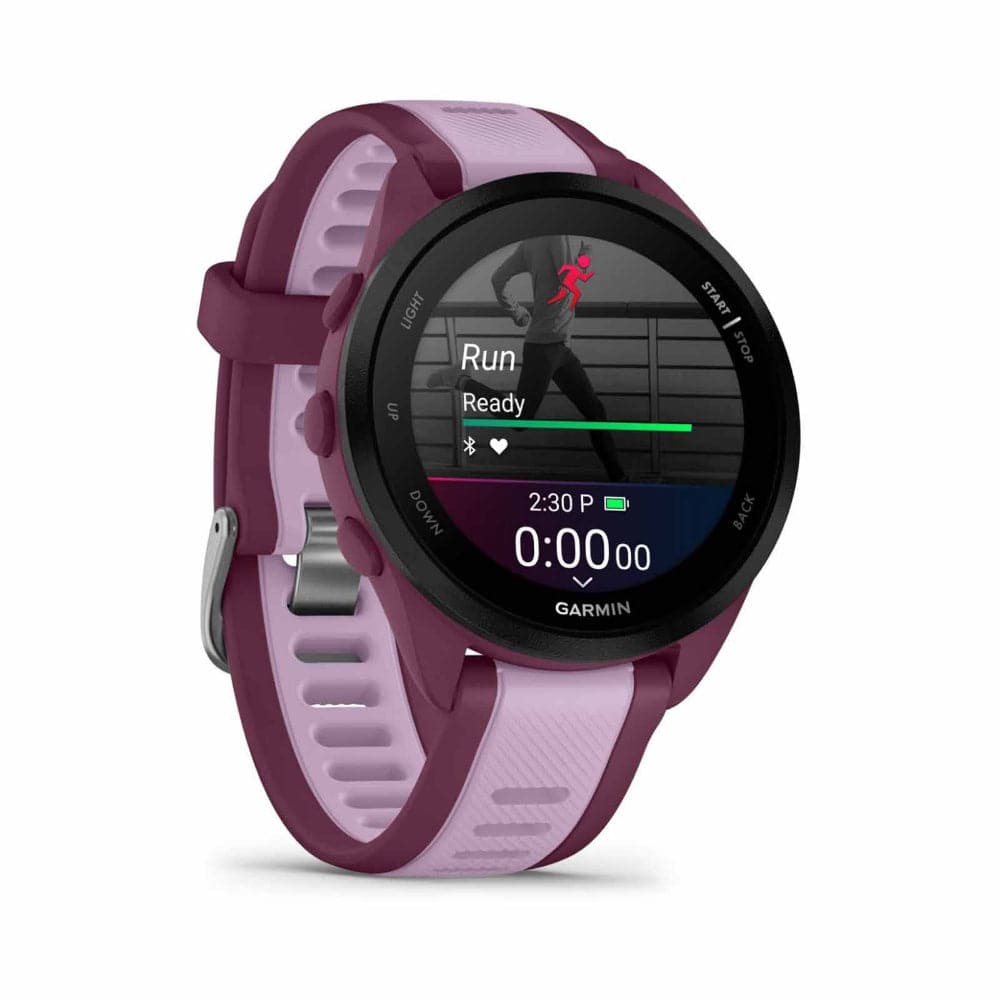 Garmin Forerunner Digital Berry/Lilac Silicone Strap Unisex Smartwatch GM-010-02863-B3