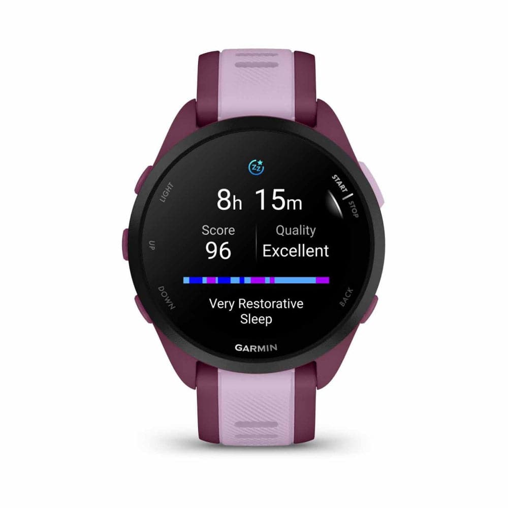 Garmin Forerunner Digital Berry/Lilac Silicone Strap Unisex Smartwatch GM-010-02863-B3