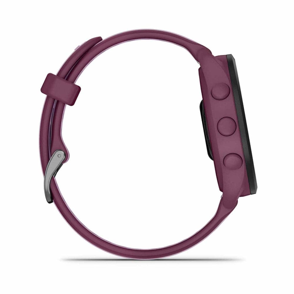 Garmin Forerunner Digital Berry/Lilac Silicone Strap Unisex Smartwatch GM-010-02863-B3