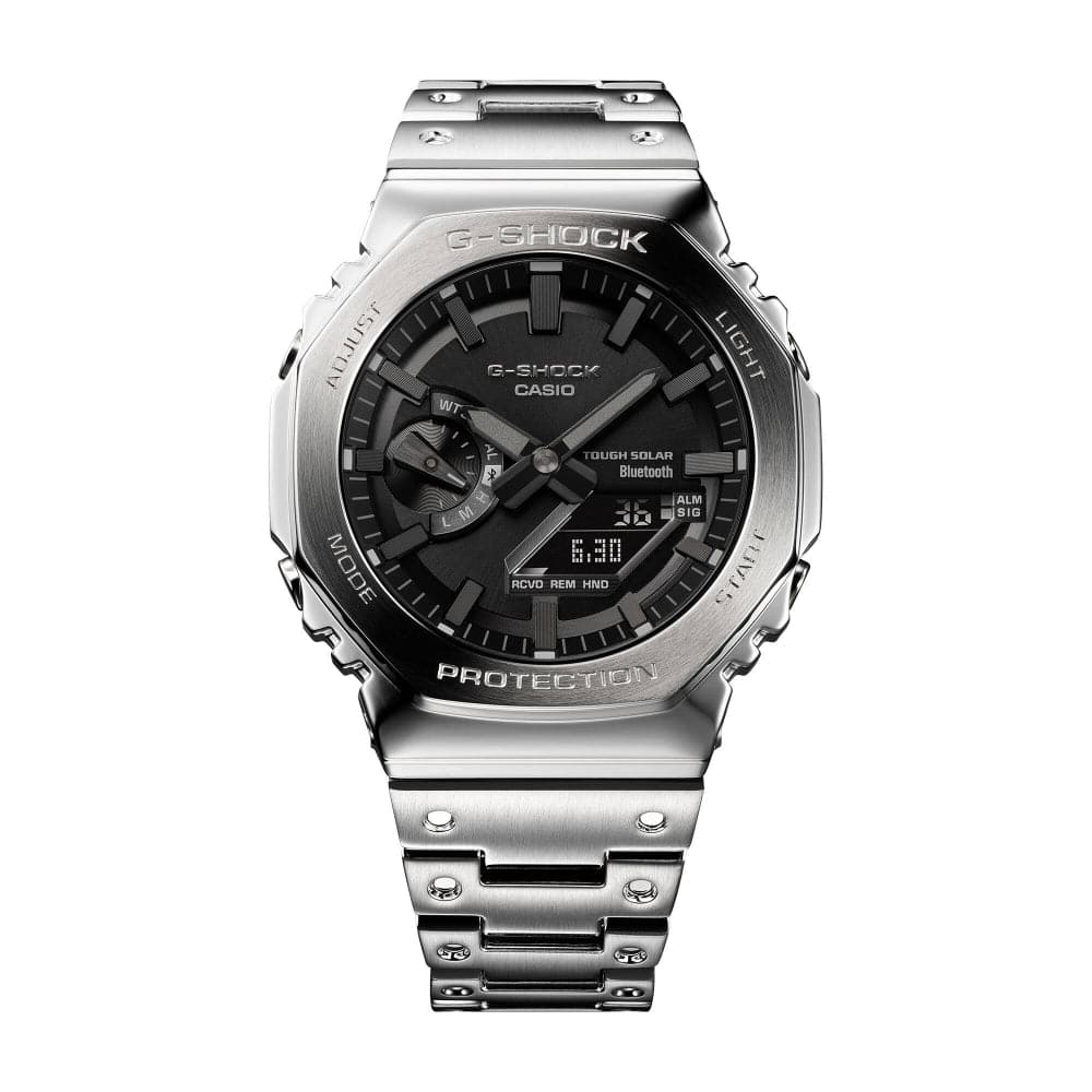 Casio G-Shock Silver Stainless Steel Strap Men Watch GM-B2100D-1ADR-P
