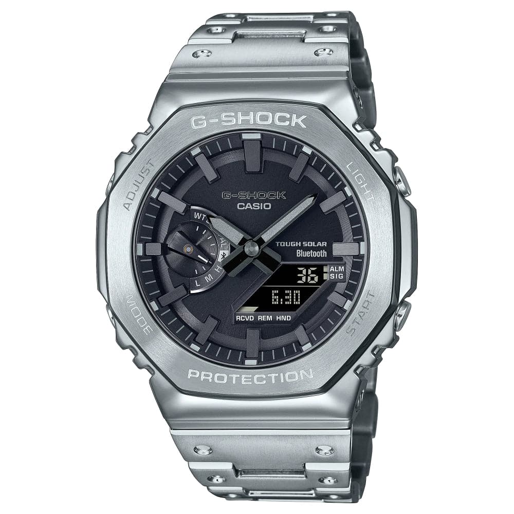 Casio G-Shock Silver Stainless Steel Strap Men Watch GM-B2100D-1ADR-P