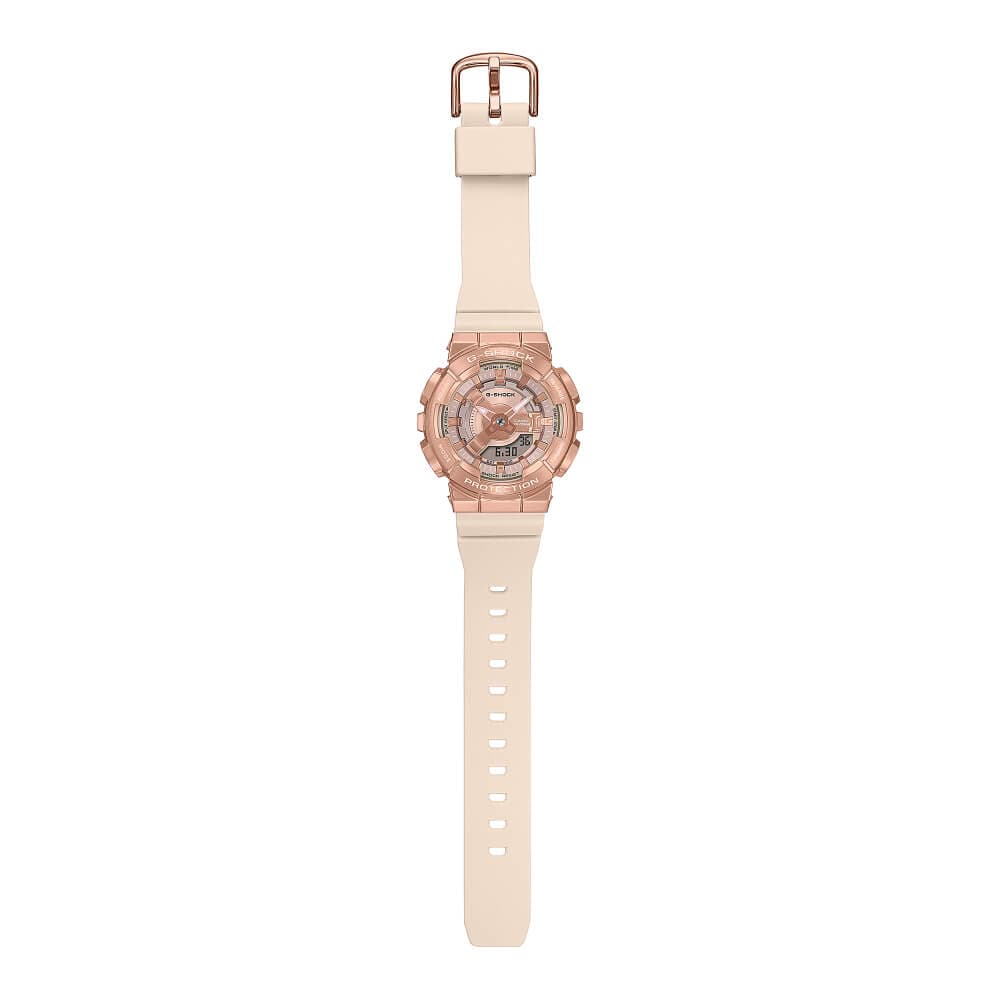 Casio G-Shock Digital-Analogue Pink Resin Strap Women Watch GM-S110PG-4ADR-P