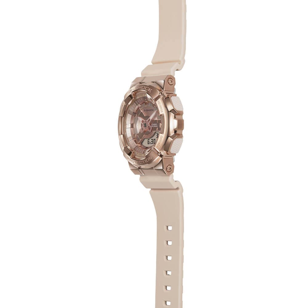 Casio G-Shock Digital-Analogue Pink Resin Strap Women Watch GM-S110PG-4ADR-P