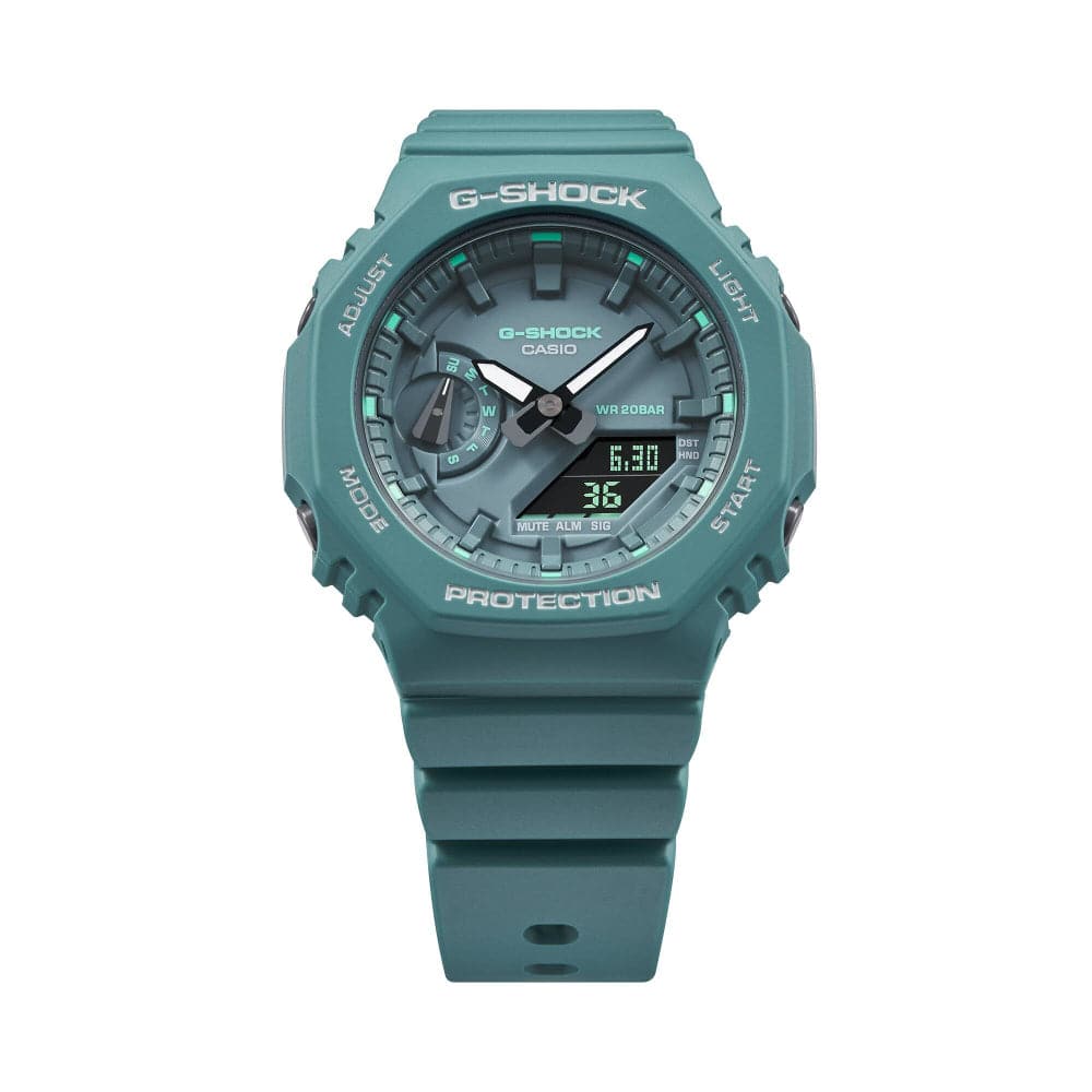 Casio G-Shock Digital-Analogue Blue Resin Strap Men Watch GMA-S2100GA-3ADR-P