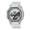 Casio G-Shock Digital-Analogue Transparent Resin Strap Men Watch GMA-S2140RX-7ADR-P
