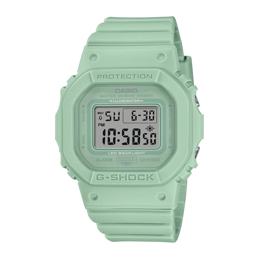 Casio G-Shock Digital Green Resin Strap Women Watch GMD-S5600BA-3DR-P