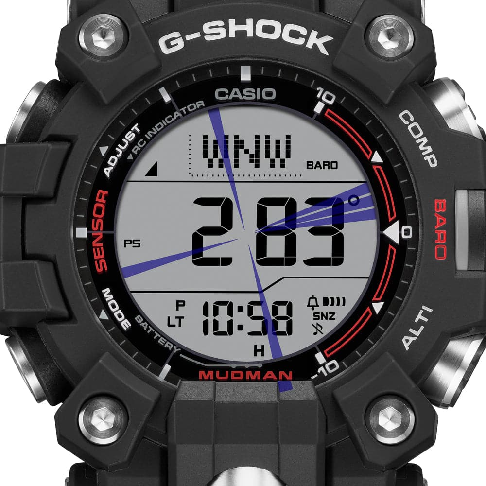 Casio G-Shock Master of G - Land Mudman Digital Black Resin Strap Men Watch GW-9500-1DR