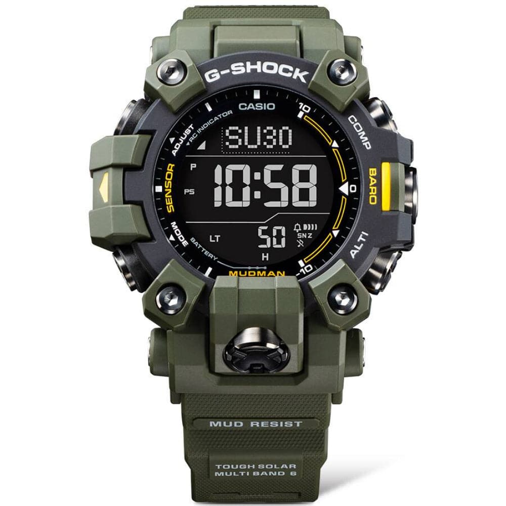 Casio G-Shock Master of G - Land Mudman Green Resin Strap Men Watch GW-9500-3DR