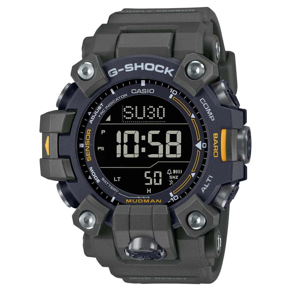 Casio G-Shock Master of G - Land Mudman Green Resin Strap Men Watch GW-9500-3DR