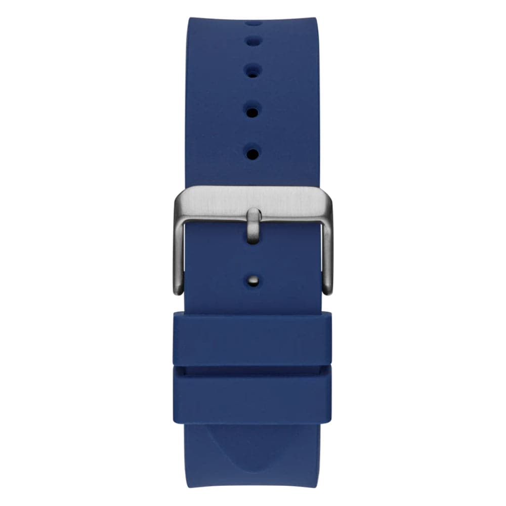 Guess Multifunction Blue Dial & Silicone Strap Men Watch GW0203G7