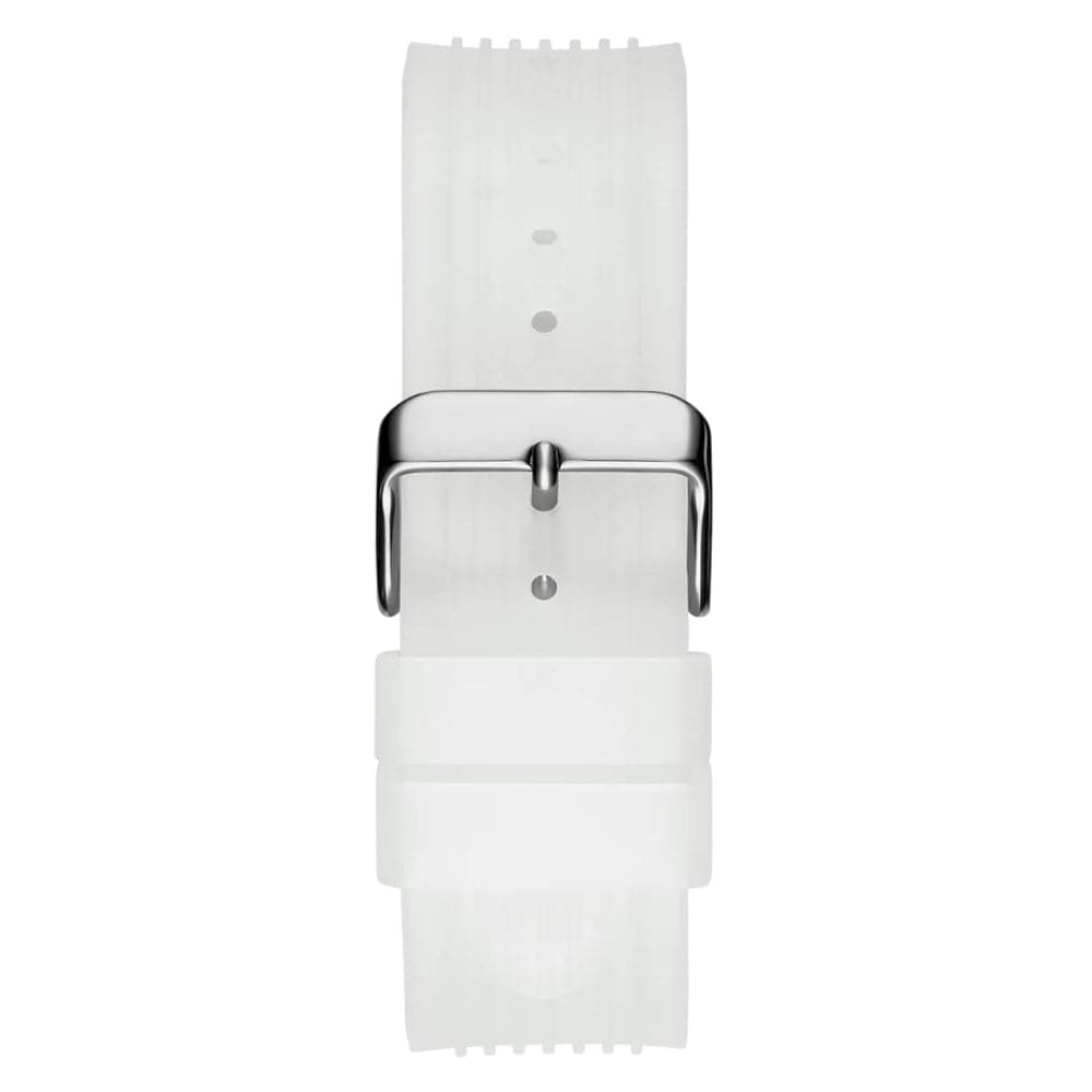 Guess Multifunction Clear Silicone Strap Men Watch GW0425G4