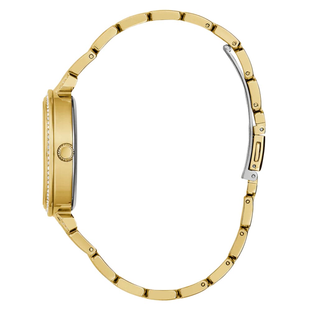Guess Analog Gold Stainless Steel Strap Women Watch GW0528L2