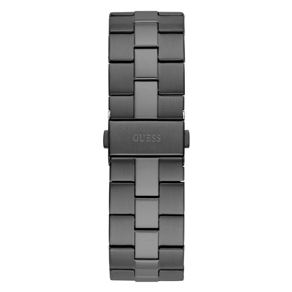 Guess Emperor Black Dial Stainless Steel Strap Men Watch GW0573G3