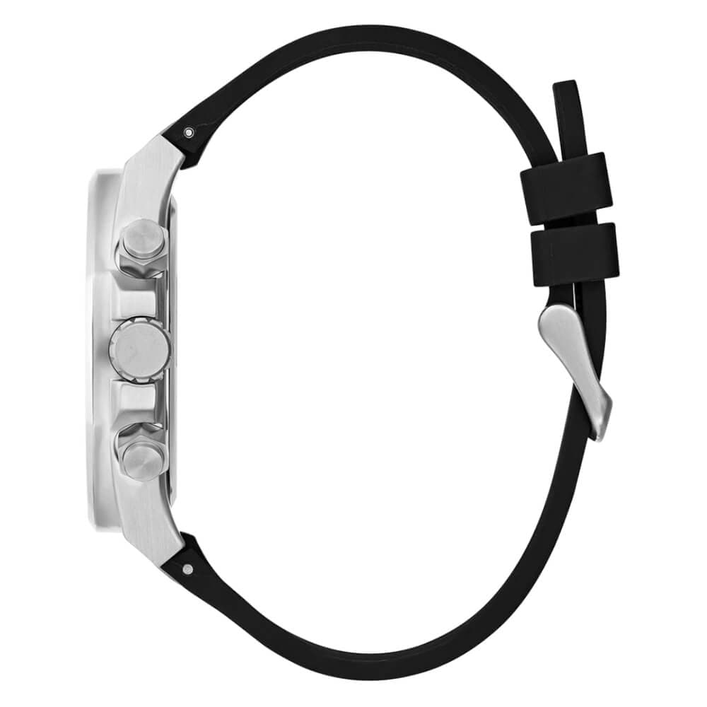 Guess Chronograph Black Silicone Strap Men Watch GW0583G1