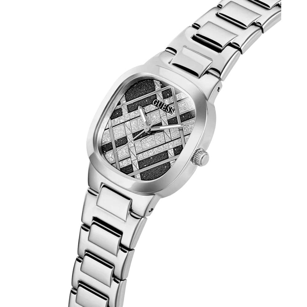 Guess Analog Silver Stainless Steel Strap Women Watch GW0600L1